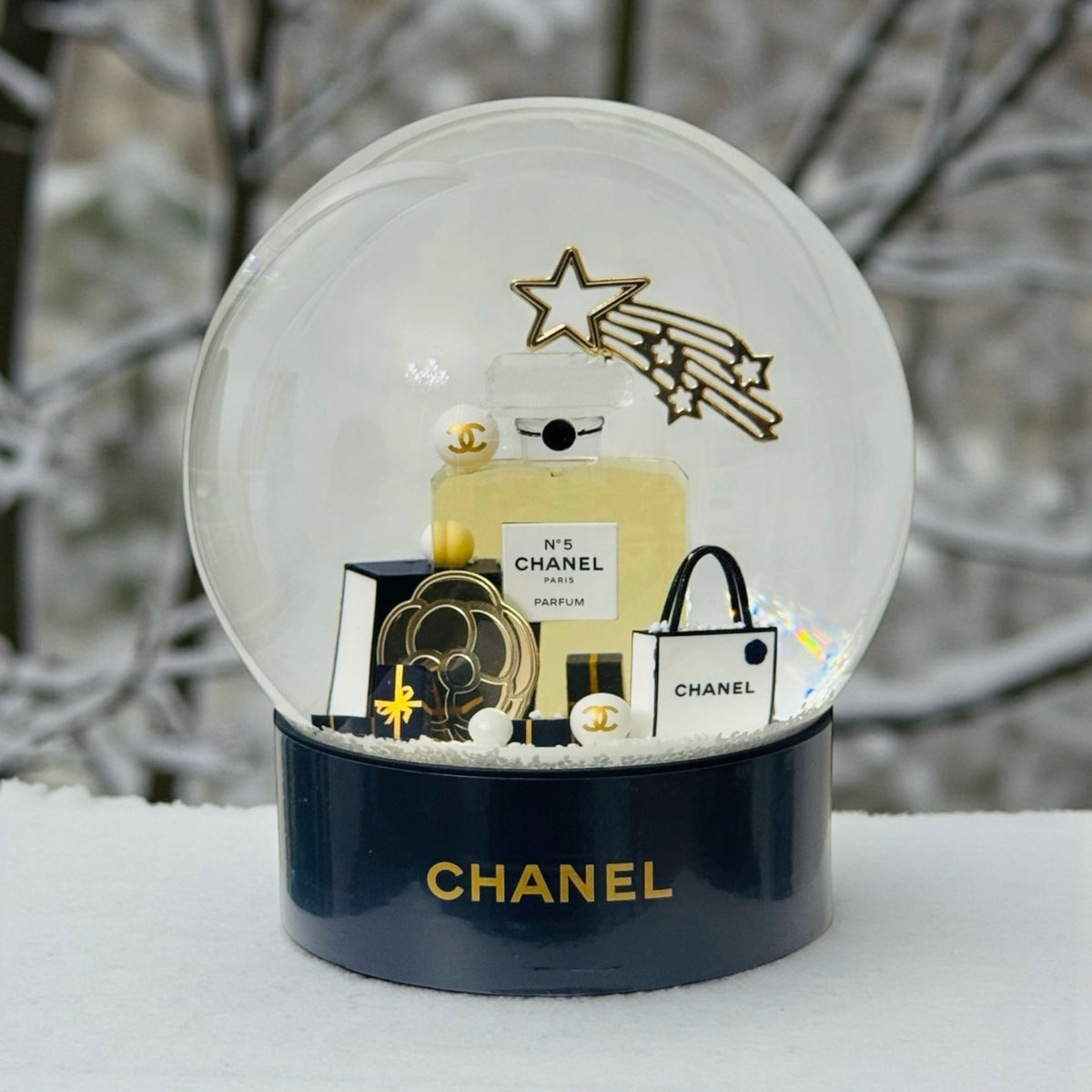 Chanel 2025-2026 Winter Constellation Snow Globe - Limited Edition