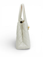 Load image into Gallery viewer, Chanel Kelly Shopping Tote Mini White Calfskin Gold-tone Hardware
