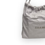 Charger l&#39;image dans la galerie, Chanel 22 Handbag Medium Quilted Dove Grey Calfskin, Silver-tone Hardware
