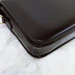 将图片加载到图库查看器，Celine Triomphe Classique Black Gold-tone Hardware
