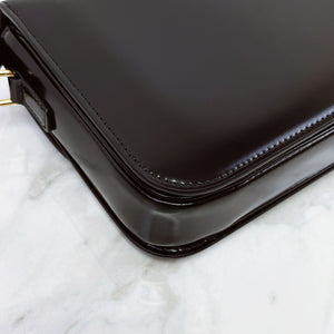 Celine Triomphe Classique Black Gold-tone Hardware