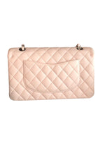 Load image into Gallery viewer, Chanel Timeless Classic Medium Cloud Pink Caviar Silver-tone Hardware M/L
