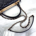 Charger l&#39;image dans la galerie, Chanel Trendy CC Small Black Lambskin Rose Gold Hardware
