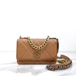 Load image into Gallery viewer, Chanel19 Wallet on Chain 21K Caramel Lambskin Mixed Hardware
