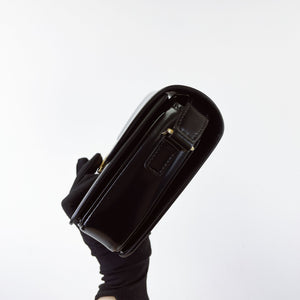 Celine Triomphe Classique Black Gold-tone Hardware