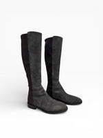 将图片加载到图库查看器，Stuart Weitzman 50/50 Greer City Knee-high Suede Boots Size 37.5
