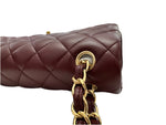 Load image into Gallery viewer, Chanel Timeless Classic Jumbo Burgundy Lambskin Gold-tone Hardware
