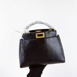 Charger l&#39;image dans la galerie, Fendi Peekaboo Mini Exotic Leather Gold-tone
