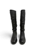 Load image into Gallery viewer, PRADA Knee-High Riding Boots, Black, Womens 7
