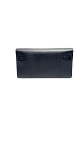 Hermes Kelly To Go Black Epsom Leather Palladium Hardware