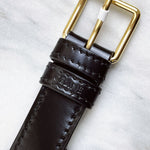 将图片加载到图库查看器，Celine Triomphe Classique Black Gold-tone Hardware
