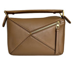 Load image into Gallery viewer, Loewe Puzzle Bag Satin Calfskin Small with Strap
