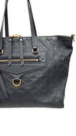 Charger l&#39;image dans la galerie, Louis Vuitton Lumineuse PM Navy Empreinte Gold-tone Hardware
