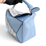 Load image into Gallery viewer, Loewe Puzzle Bag Medium, Sky Blue Calfskin
