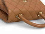 Charger l'image dans la galerie, Chanel Coco Handle Mini 21P Caramel Caviar Gold-tone Hardware
