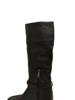 Load image into Gallery viewer, PRADA Knee-High Riding Boots, Black, Womens 7
