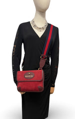 Load image into Gallery viewer, Gucci neo vintage collection double flap messenger
