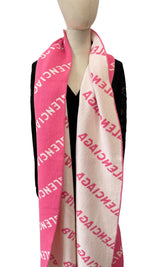 Load image into Gallery viewer, Balenciaga Allover Logo Wool Scarf
