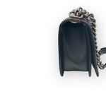 Load image into Gallery viewer, Chanel Leboy Old Medium Black Caviar / Grained Calfskin Leather, Chevron, Ruthenium Hardware
