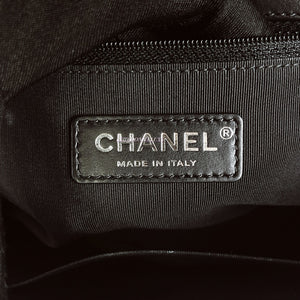 Chanel Leboy New Medium Black Lambskin Ruthenium Hardware