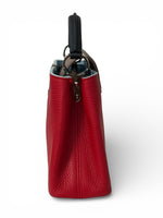 Load image into Gallery viewer, Louis Vuitton LV Capucine BB - Red, Blue, Taupe, Silver-tone Hardware
