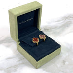 Load image into Gallery viewer, Van Cleef and Arpels Vintage Alhambra 1 Motif Earrings - Vca
