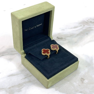 Van Cleef and Arpels Vintage Alhambra 1 Motif Earrings - Vca