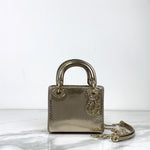 Load image into Gallery viewer, Christian Dior Lady Dior Mini Karung Leather Gold
