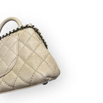 将图片加载到图库查看器，Chanel Coco Handle Small Light Beige Caviar Ruthenium Hardware
