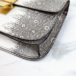 将图片加载到图库查看器，Celine Box Classique in White Lizard Leather and Gold-tone Hardware
