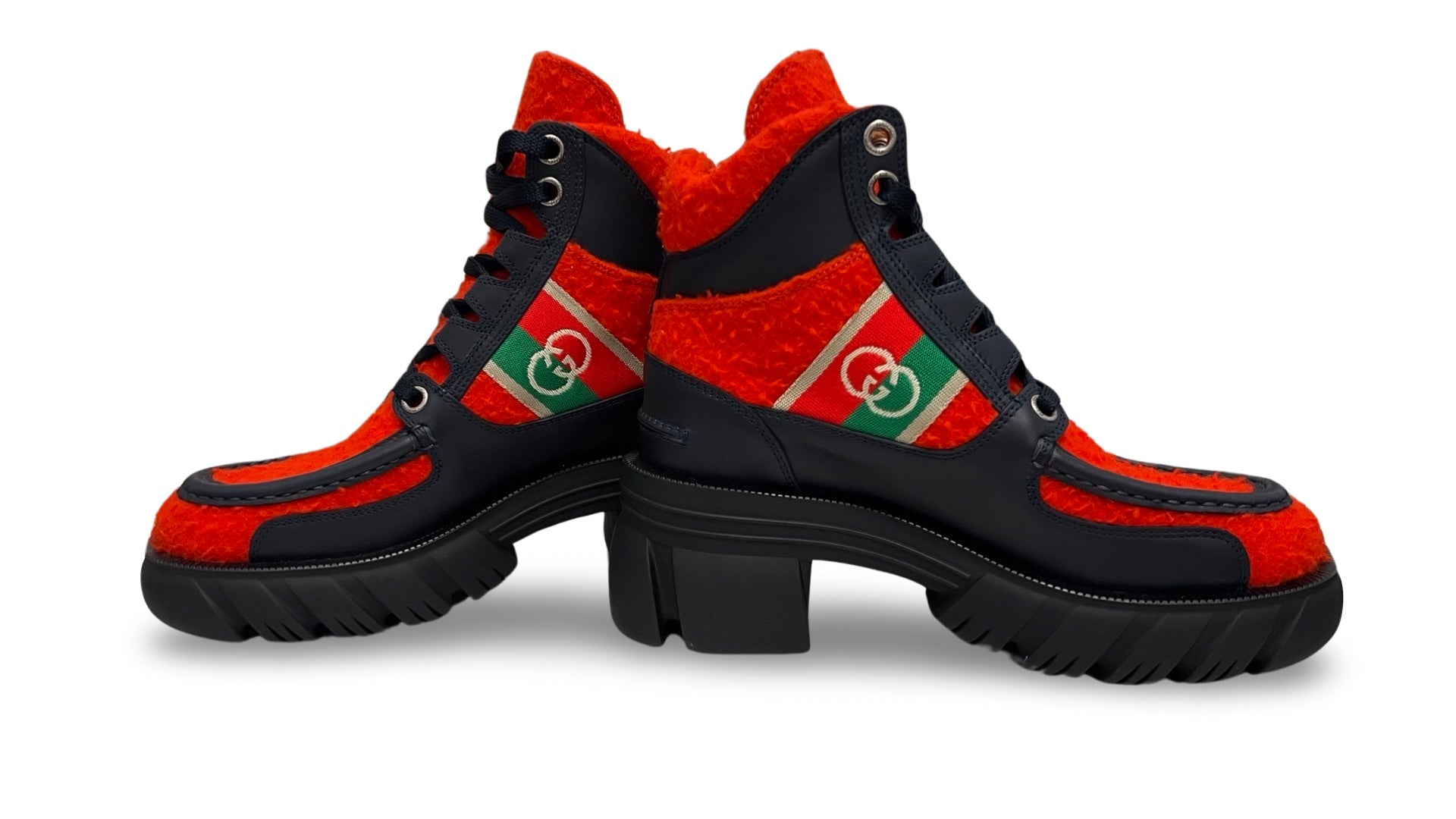 Gucci web boots