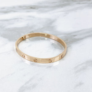 Cartier Classic Love Bracelet Rose Gold Size 20