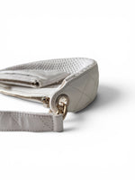 将图片加载到图库查看器，Chanel Half Moon Mesh Bag Ivory Lambskin Gold-tone Hardware
