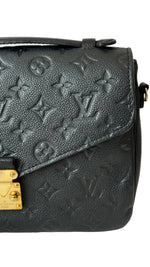 将图片加载到图库查看器，Louis Vuitton LV Pochette Metis Black Monogram Empreinte
