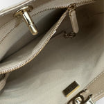 将图片加载到图库查看器，Chanel 31 Mini Shopping Tote Quilted Lambskin Milk Tea/Beige, Gold-Tone Hardware
