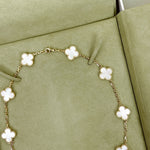 Charger l&#39;image dans la galerie, Van Cleef And Arpels VCA Vintage Alhambra 10 Motifs White Mother of Pearl Yellow Gold
