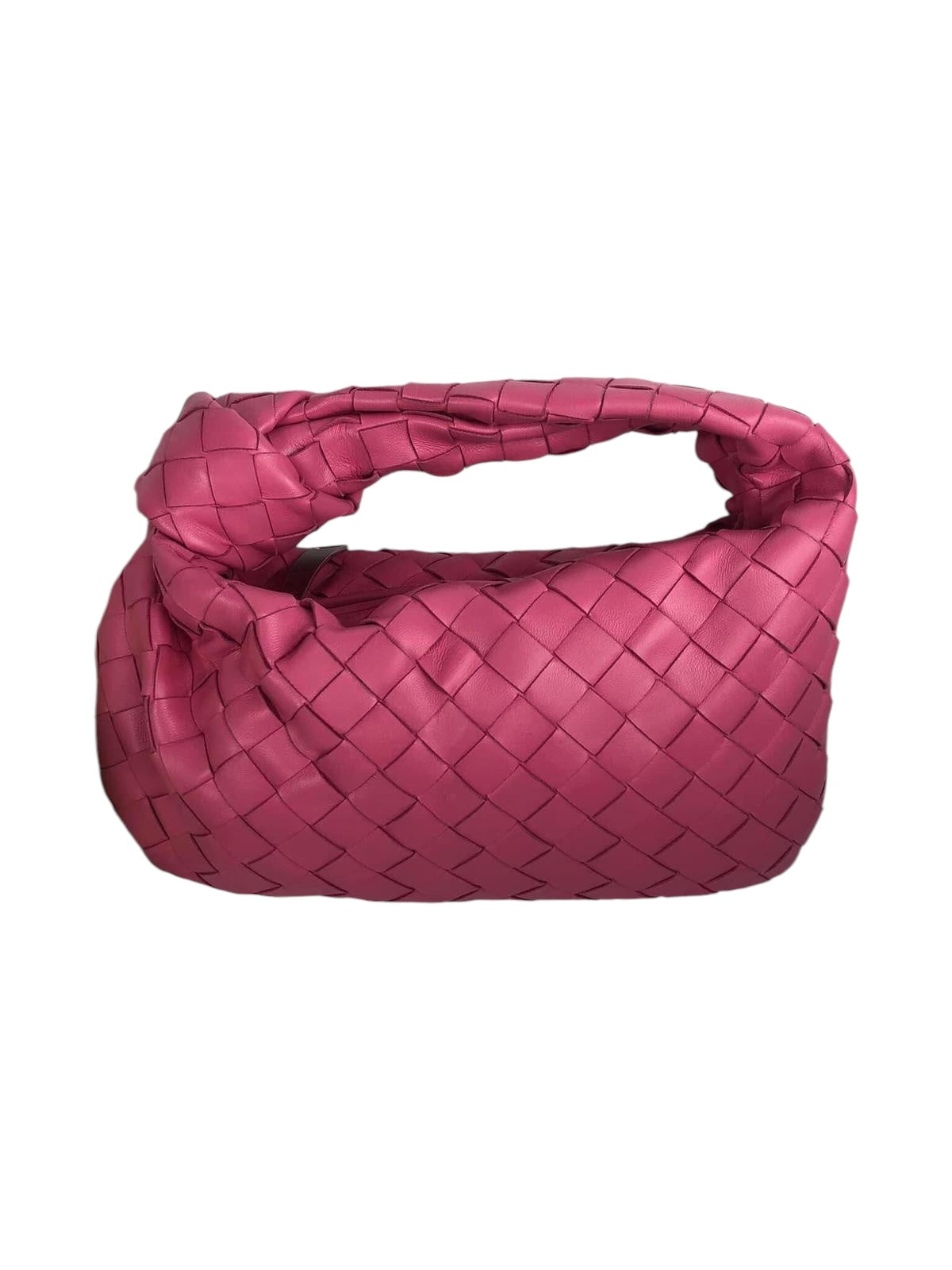 Bottega Veneta Nappa Intrecciato Jodie Mini Raspberry Pink