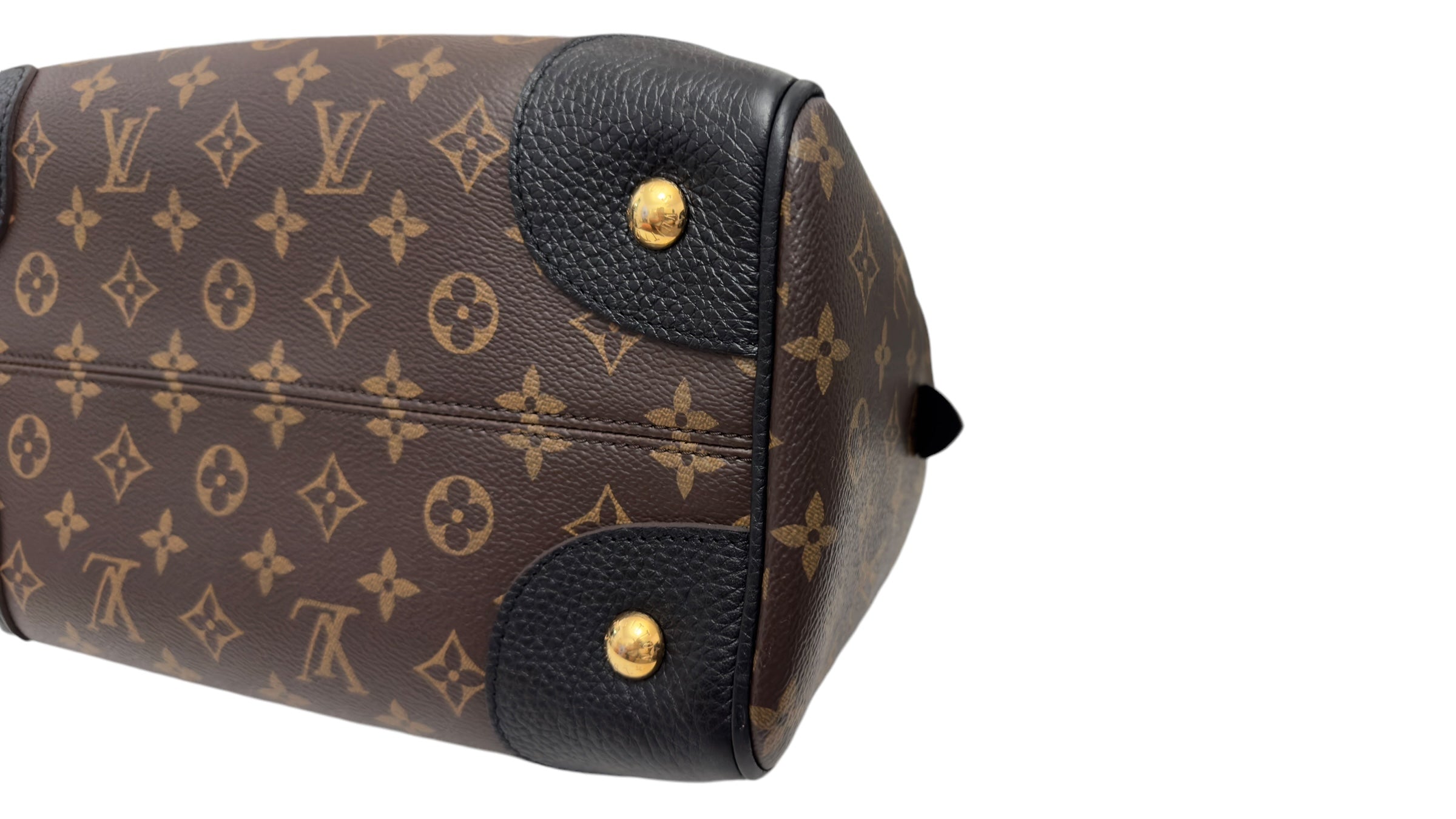 Louis Vuitton Retiro Monogram Noir Gold-tone Hardware