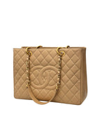 Load image into Gallery viewer, Chanel Grand Shopper Tote GST Dark Beige Caviar Gold-tone Hardware
