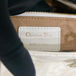将图片加载到图库查看器，Christian Dior My Lady ABCDior Small White Lambskin Gold-tone Hardware
