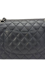 Load image into Gallery viewer, Chanel Timeless Classic Medium M/L Black Caviar Silver-tone Hardware
