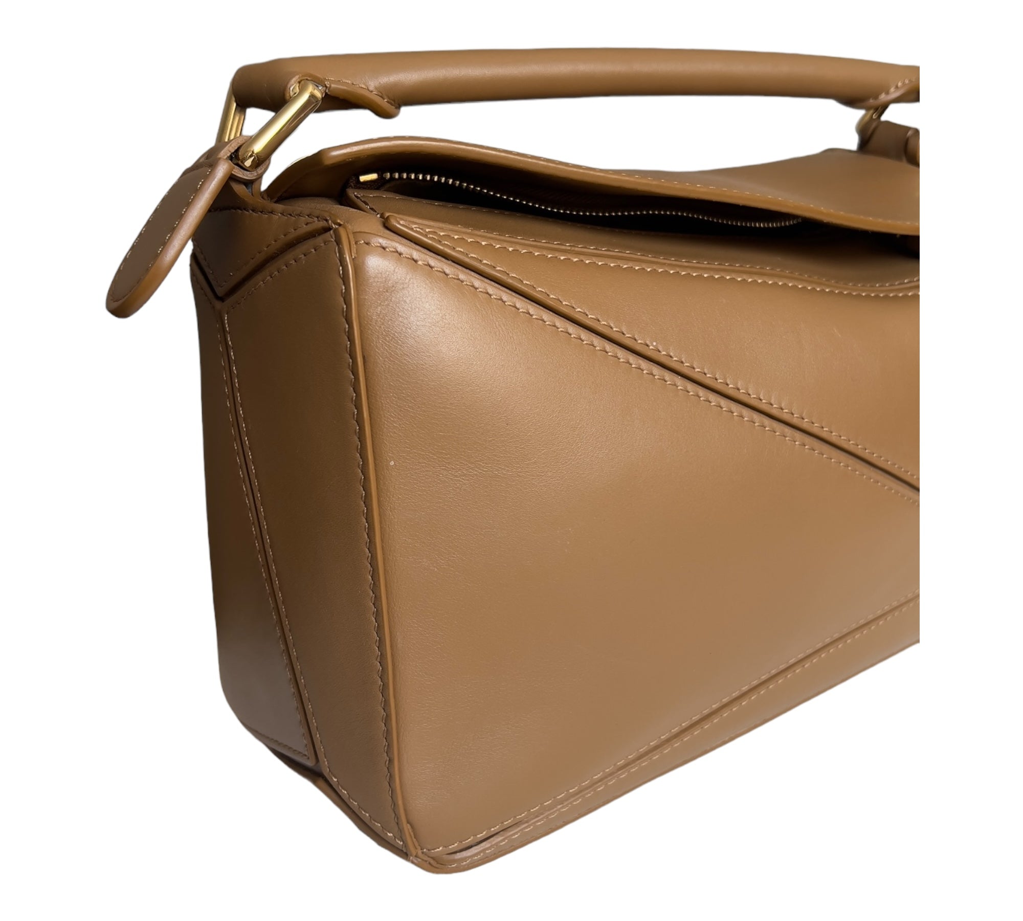 Loewe Puzzle Bag Satin Calfskin Small with Strap