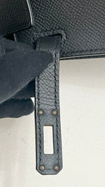 Load image into Gallery viewer, Hermes Kelly II 20 Sellier Black Epsom Leather 24kt Gold-Plated Hardware
