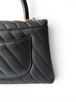 Load image into Gallery viewer, Chanel Coco Handle Mini, Black Caviar Leather Gold-tone Hardware
