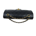 Load image into Gallery viewer, Chanel Timeless Classic Medium - Vintage. Black Diamond Quilted Lambskin, 24kt Gold-plated Hardware
