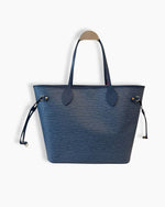 Load image into Gallery viewer, Louis Vuitton LV Neverful MM, Monogram Denim/Epi Leather, Gold-tone Hardware
