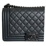 将图片加载到图库查看器，Chanel So Black Leboy Old Medium
