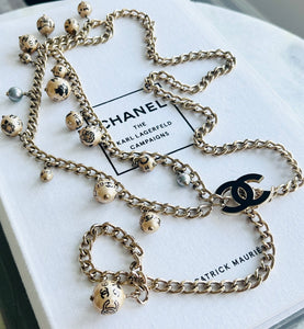 Chanel Gold Pearls Chain Belt