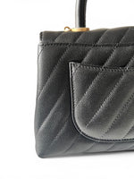 Load image into Gallery viewer, Chanel Coco Handle Mini, Black Caviar Leather Gold-tone Hardware
