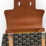 Charger l&#39;image dans la galerie, Goyard Saigon PM Tan/Black Gold-Tone Hardware
